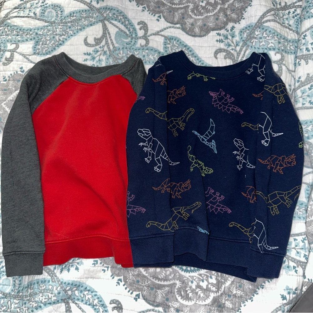 Cat & Jack 5T Crew Neck Sweatshirts